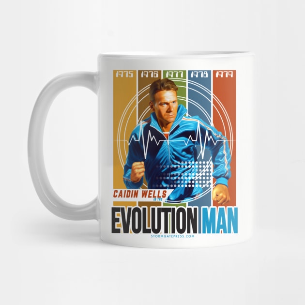 Evolution Man 1970s by Plasmafire Graphics